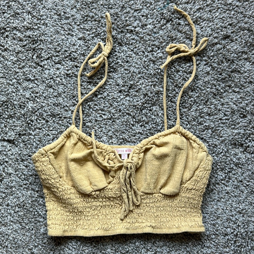 Lottie Moss boho crop top